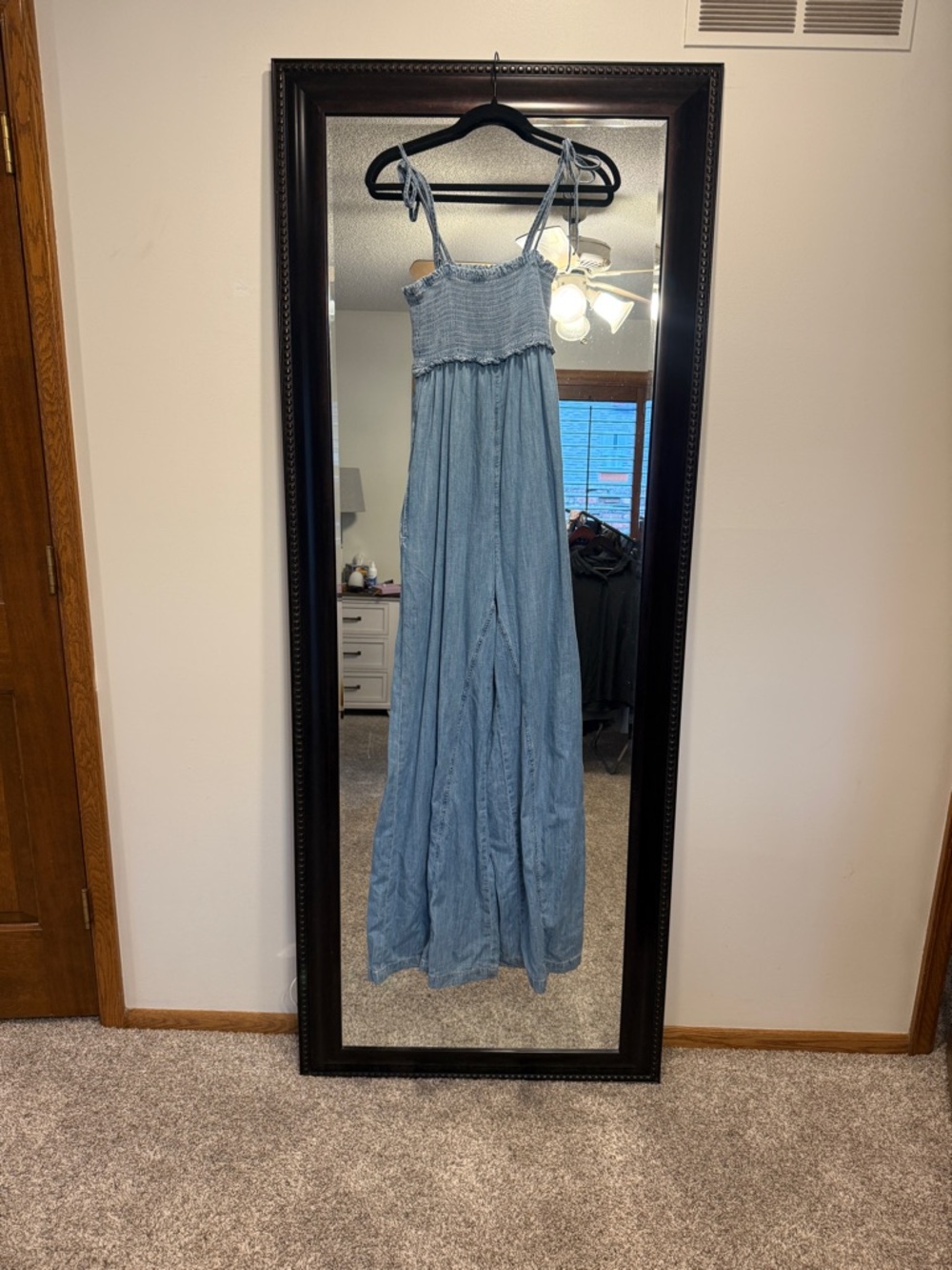 Free People Easy Does It Jumpsuit - Small - Denim - Picture 3 of 3